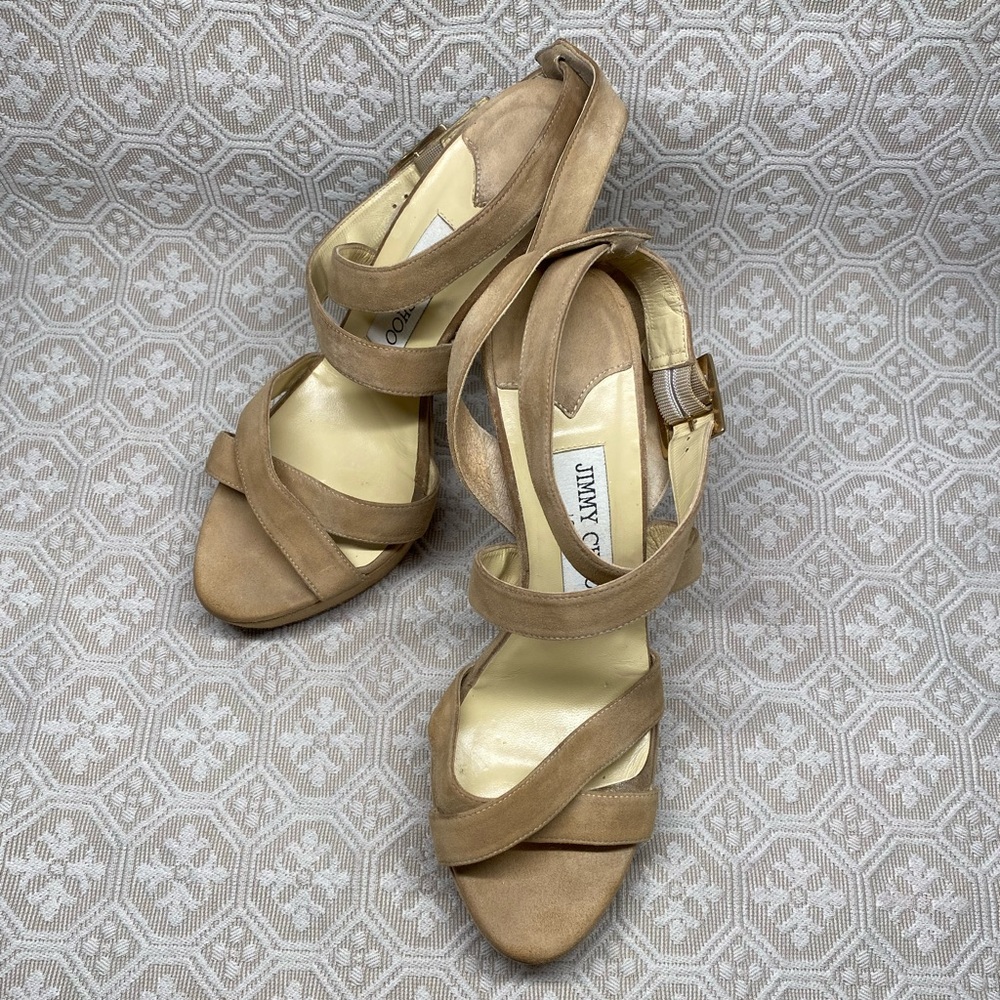 Preowned Jimmy Choo Suede Heels